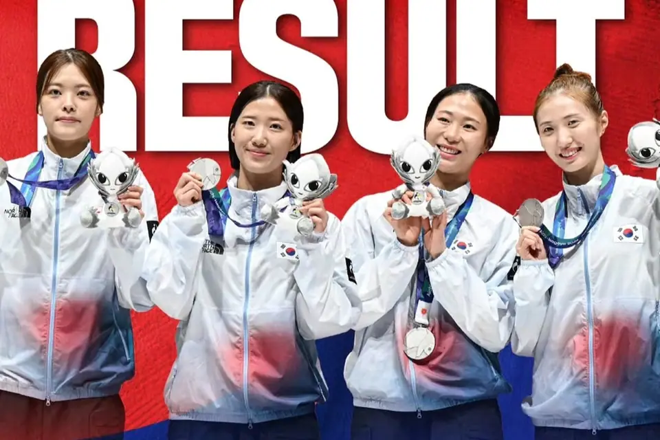 영종구청 모별이, 아시안게임 여자 플뢰레 단체전 ‘은메달’